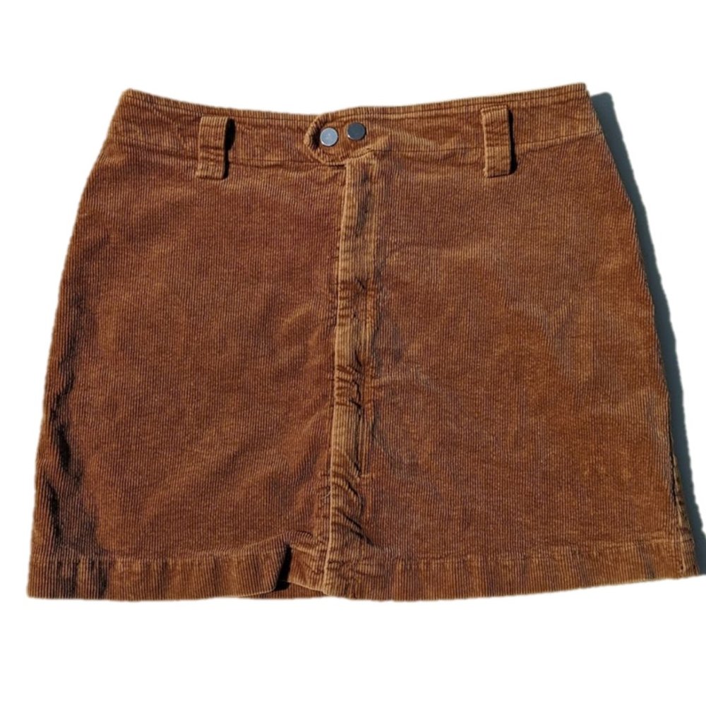 ‼️SOLD‼️CottonCandyLA | EUC Rust Corduroy Skirt